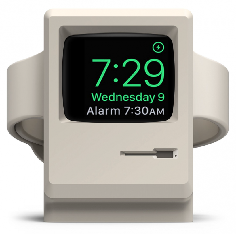 Apple Watch W3 stand Macintosh 128k