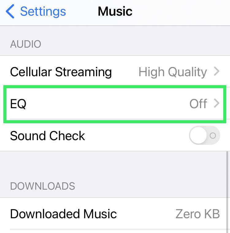 Apple Music EQ 2