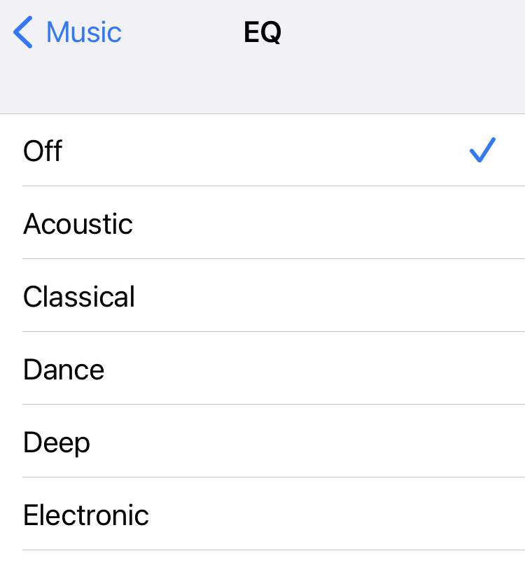 Apple Music EQ 3
