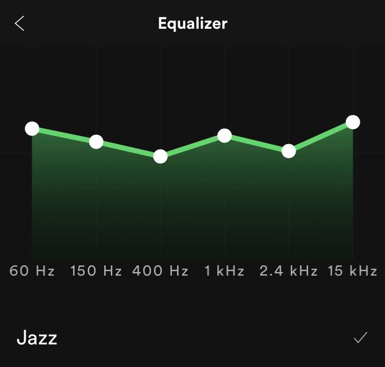 Spotify equalizer