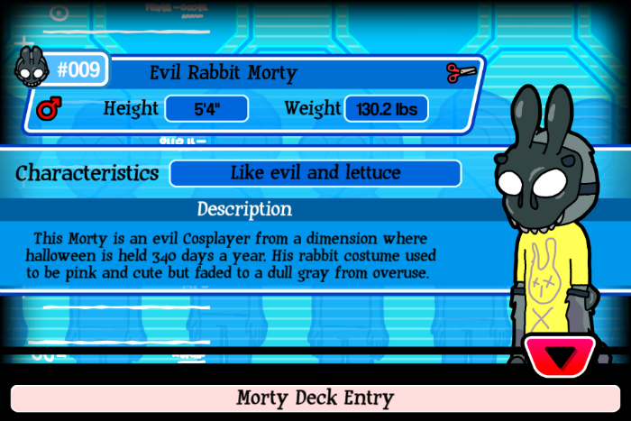 Evil Rabbit Morty 