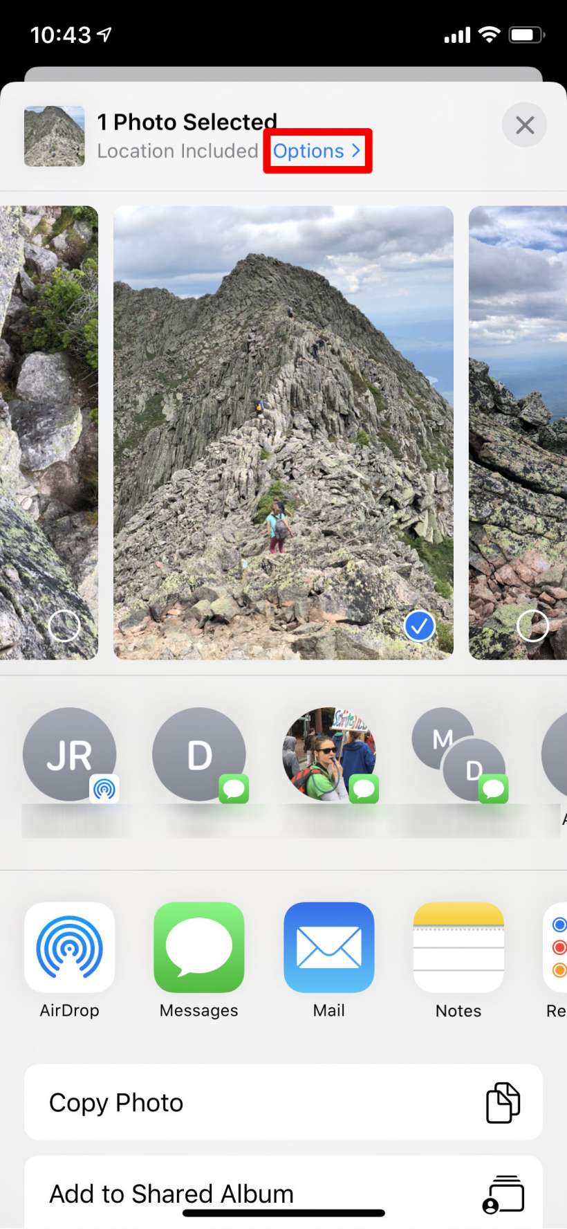 How to send photos without location data on iPhone and iPad.