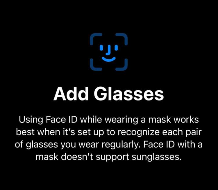 Face ID glasses