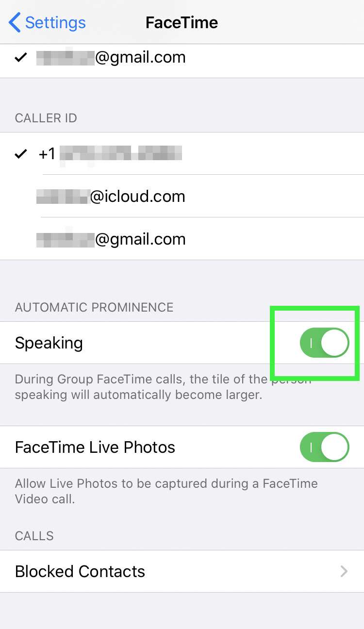 FaceTime tiles moving