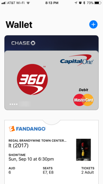 How to add movie tickets to Wallet on iPhone.