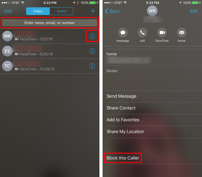 How to block somebody from FaceTiming your iPhone.