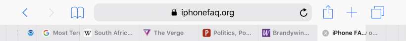 How to activate favicons in Safari for iPhone and iPad.