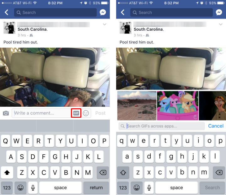 How to use GIFs in Facebook comments. Facebook adds animated GIFs to comments.