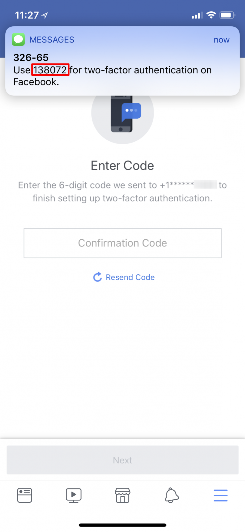 How to enable 2FA two-factor authentication on Facebook on iPhone and iPad.