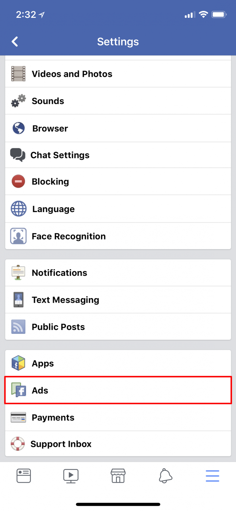 How to manage your Facebook Ad Profile on iPhone and iPad.