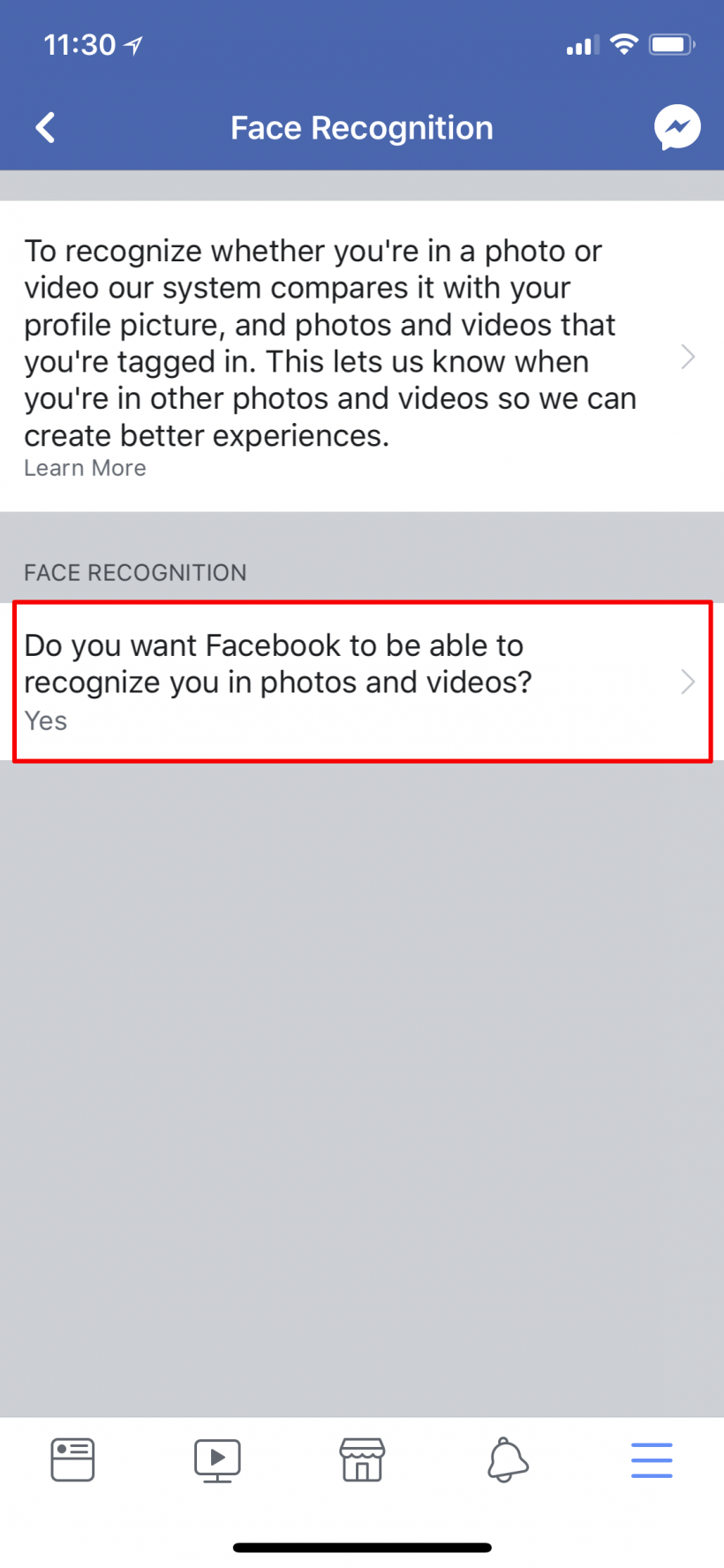 How to turn off Facebook facial recognition on iPhone and iPad.