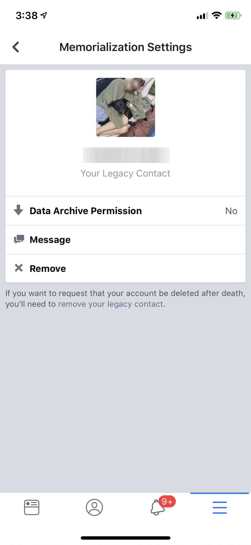 How to add a legacy contact and have your Facebook account deleted after you die.