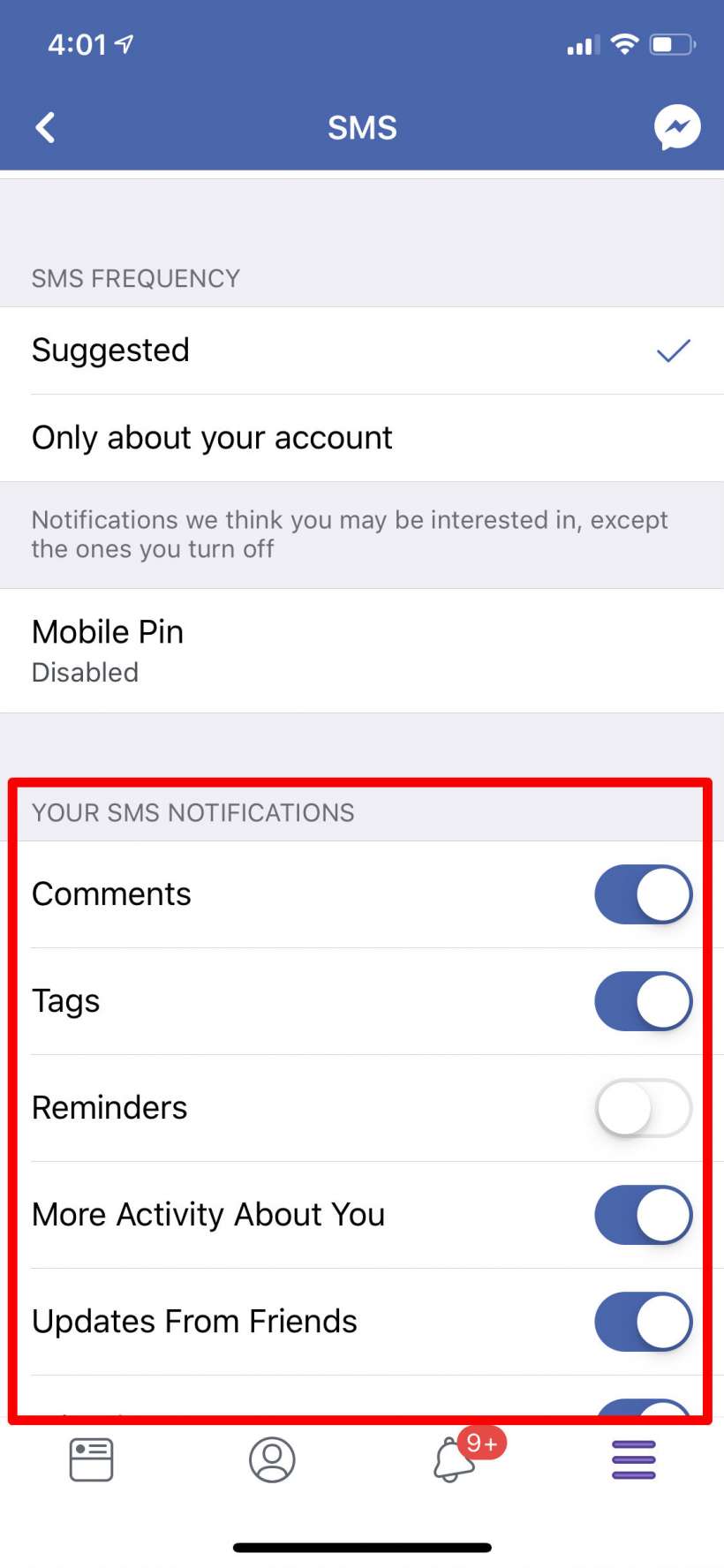 How to stop Facebook from texting and emailing notifications on iPhone and iPad.