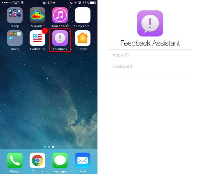 How to use Apple's iOS public beta Feedback app. How to use Apple's iOS public beta Feedback app.