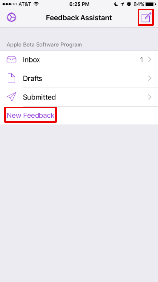 How to use Apple's iOS public beta Feedback app.