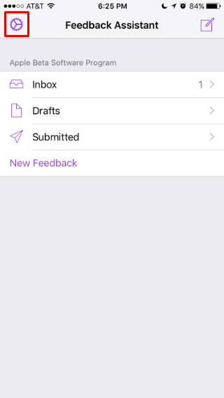 How to use Apple's iOS public beta Feedback app.