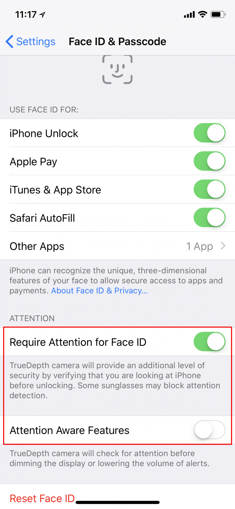 How to set up Face ID on iPhone X.