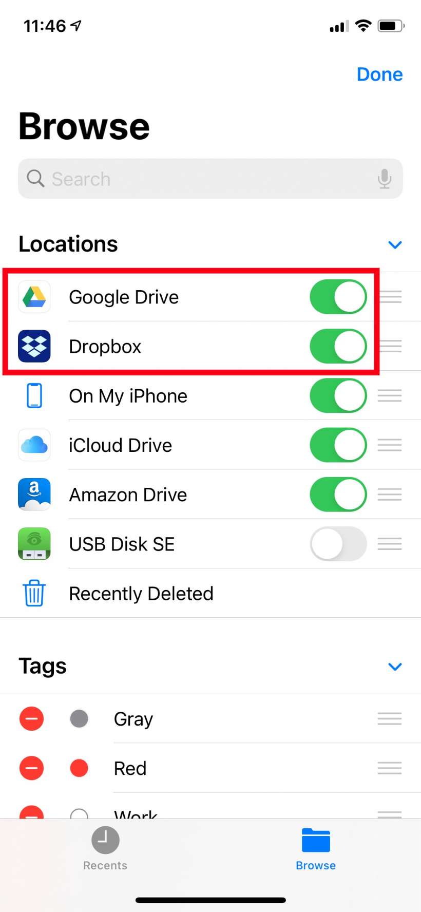 How to use Dropbox, Google Drive, OneDrive, Amazon Drive and other cloud storage services with the Files app on iPhone and iPad. How to use Dropbox, Google Drive, OneDrive, Amazon Drive and other cloud storage services with the Files app on iPhone and iPad.