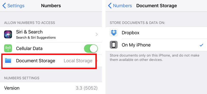iOS 11 change file default save location iOS 11 change file default save location