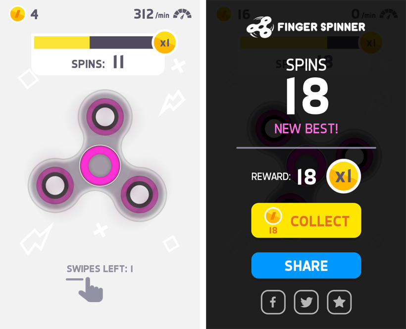 Finger Spinner iOS