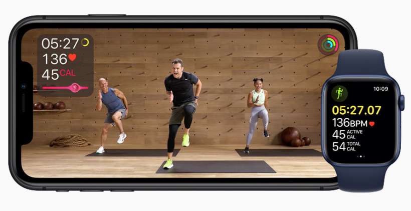Apple Watch integration Fitness+ Apple Watch integration Fitness+