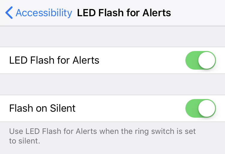 iPhone flash on silent iPhone flash on silent