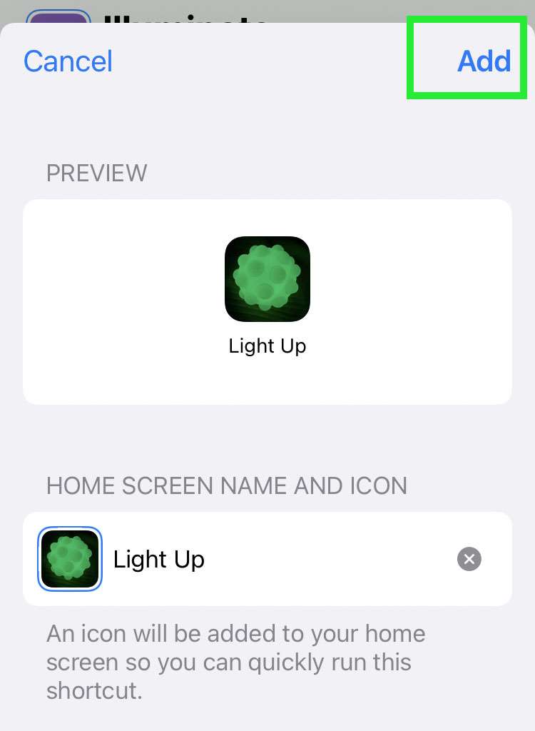 Flashlight Shortcut 9