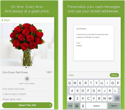 ProFlowers flower delivery app. ProFlowers flower delivery app.