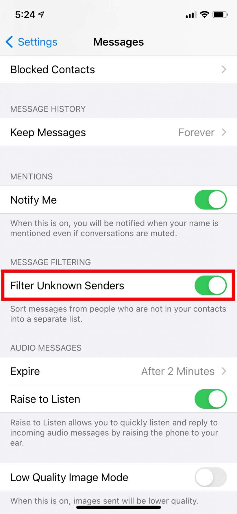 How to filter messages from unknown senders on iPhone and iPad.
