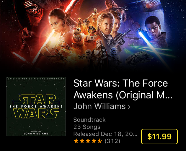 Star Wars: The Force Awakens (Original Motion Picture Soundtrack)