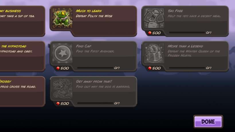 Frozen Nightmare Achievements Frozen Nightmare Achievements