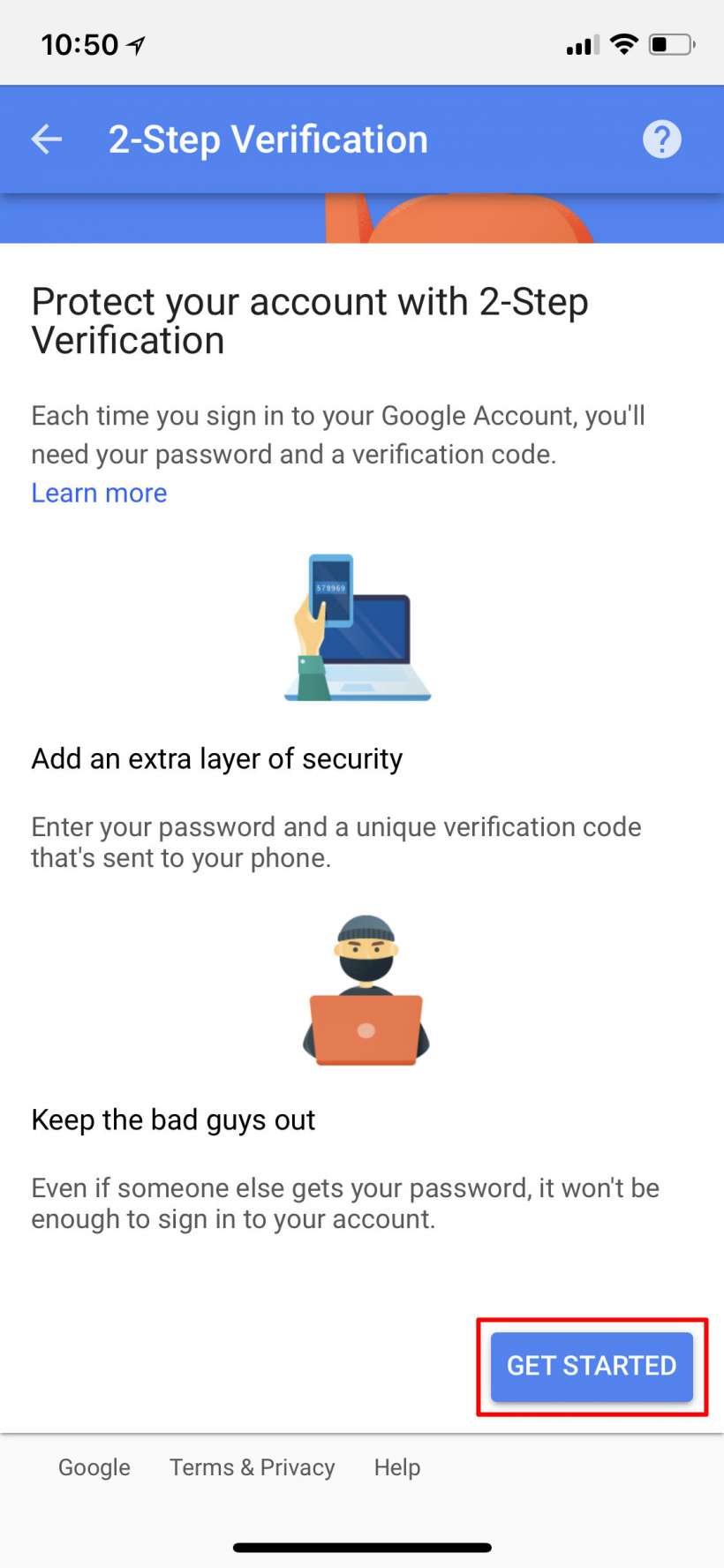 How to set up two step verification for your Google account on iPhone and iPad.