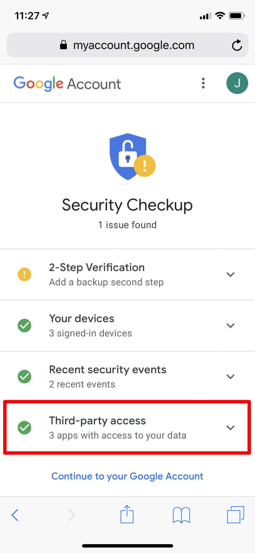 How to check and revoke third party access to your Google account.