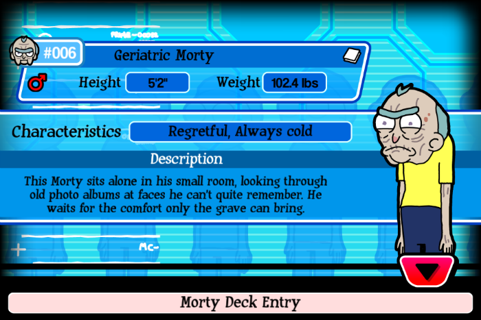 Geriatric Morty (#6) Geriatric Morty