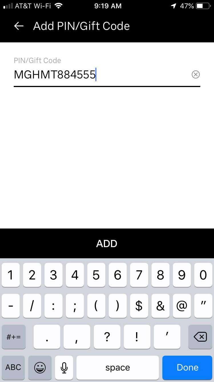 How To Use An Uber Gift Card The Iphone Faq