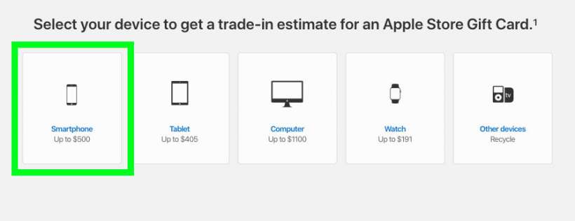 Apple GiveBack smartphone cash Apple GiveBack smartphone cash