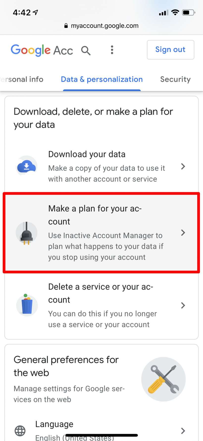 How to delete your Google account after you die.