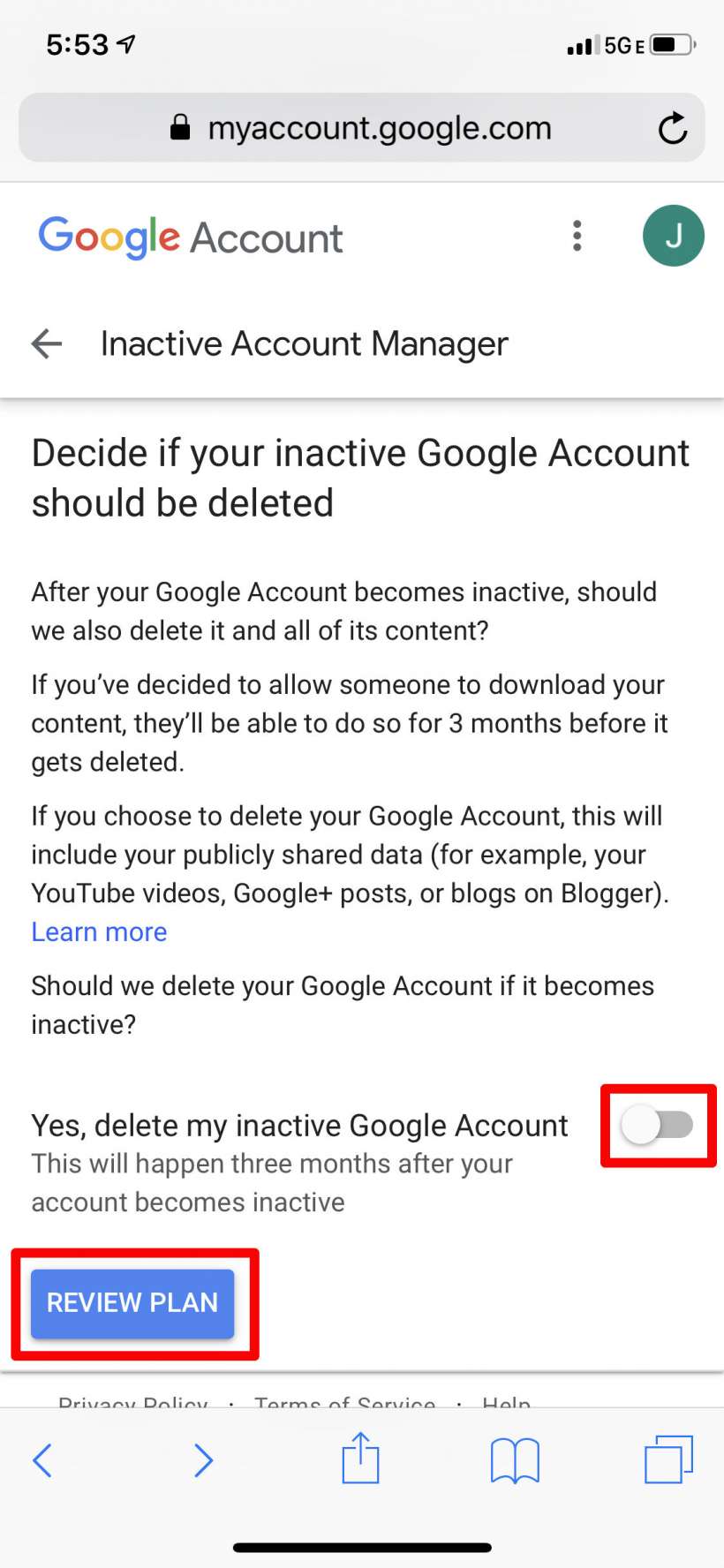 How to delete your Google account after you die.