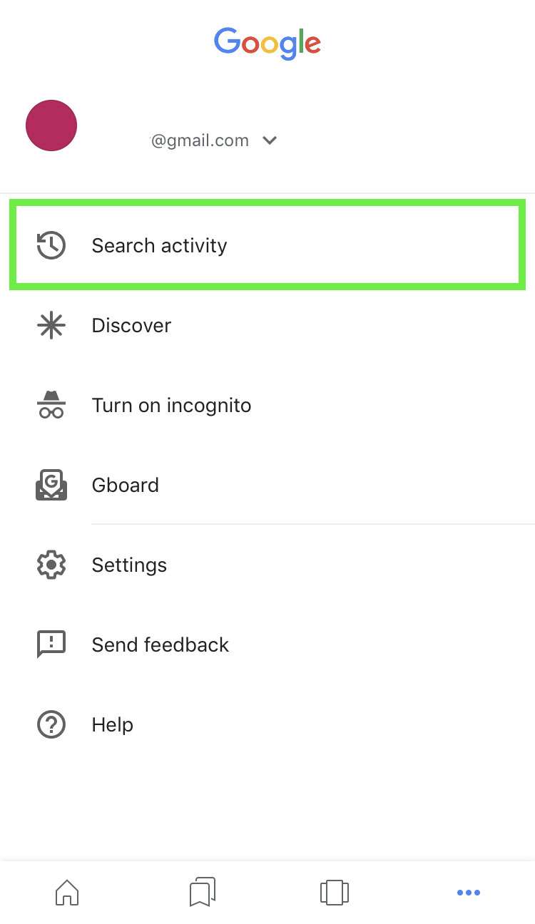 Google app iOS search activity 2 Google app iOS search activity 2