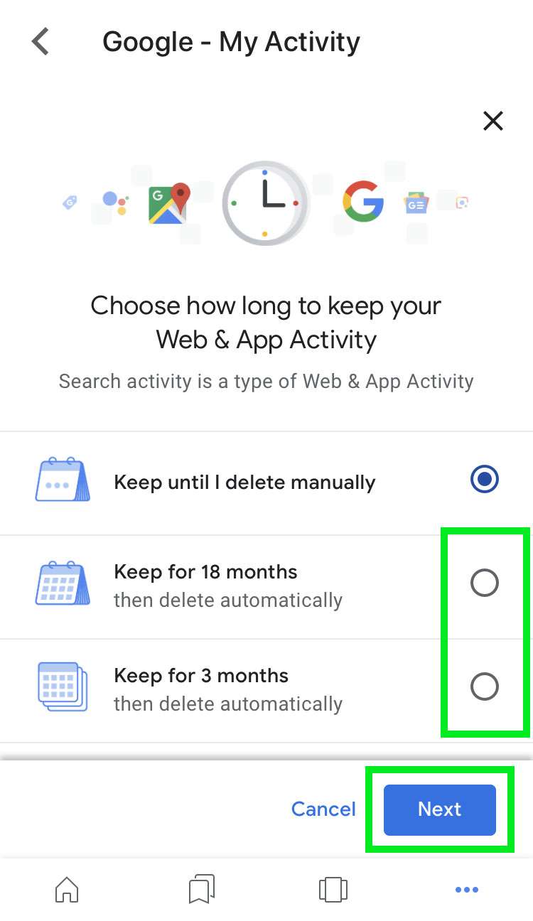 Google app iOS search activity 4