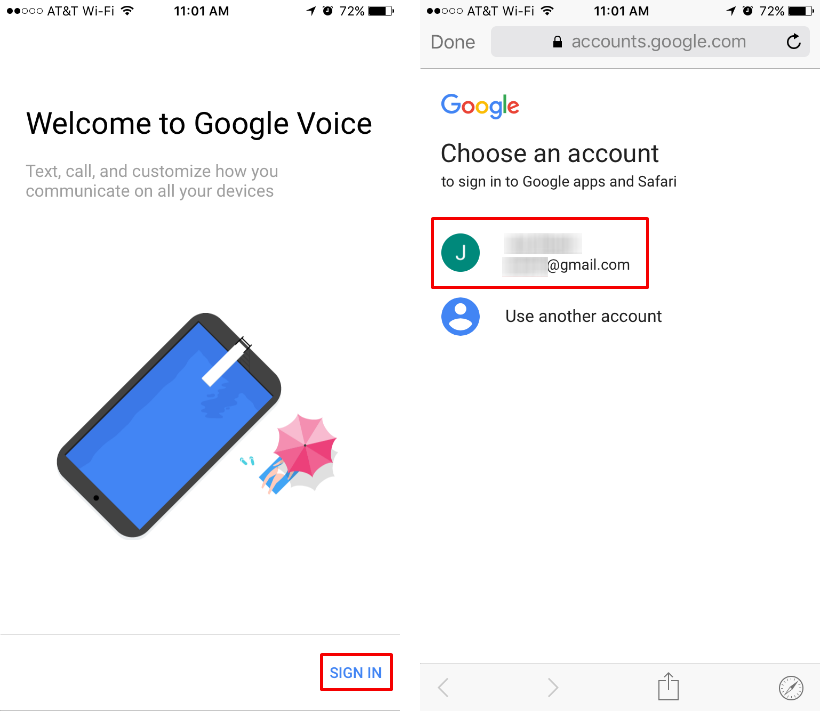 How to set up Google Voice on iPhone.