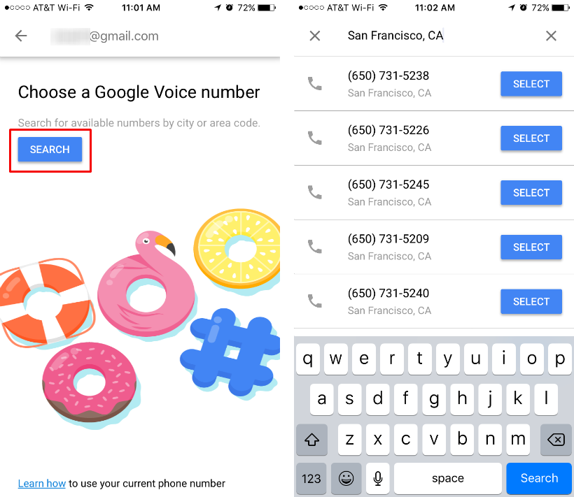 How to activate Google Voice on iPhone.