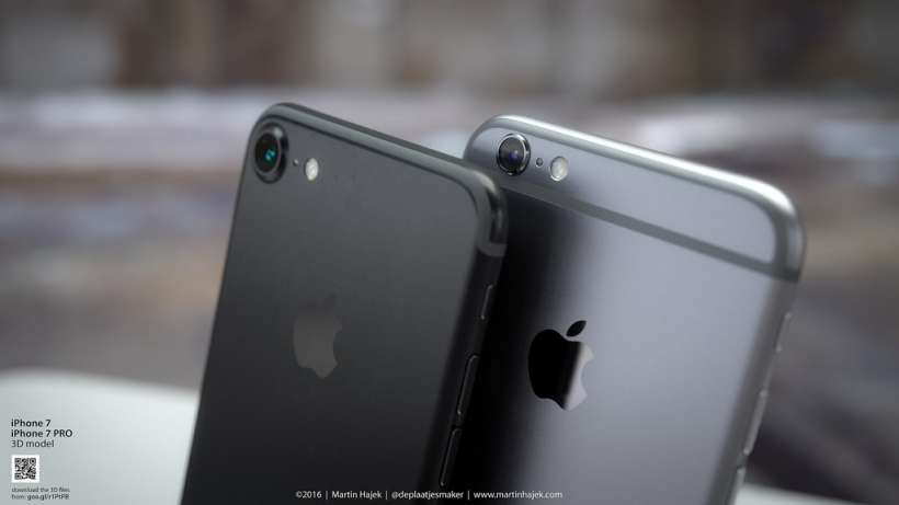 iPhone 7 Dark Space Gray concept comparison Hajek iPhone 7 Dark Space Gray concept comparison Hajek
