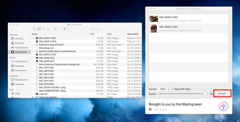 How to convert your iPhone and iPad HEIF and HEIC images to JPEG or PNG on Mac. How to convert your iPhone and iPad HEIF and HEIC images to JPEG or PNG on Mac.