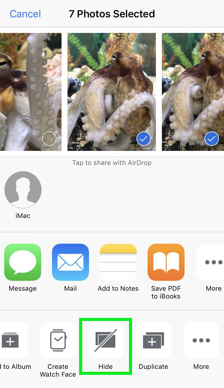 How to hide photos on iPhone 3 How to hide photos on iPhone 3