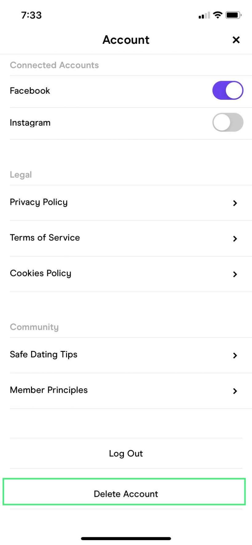 How do I delete my Hinge dating app account?  The iPhone FAQ