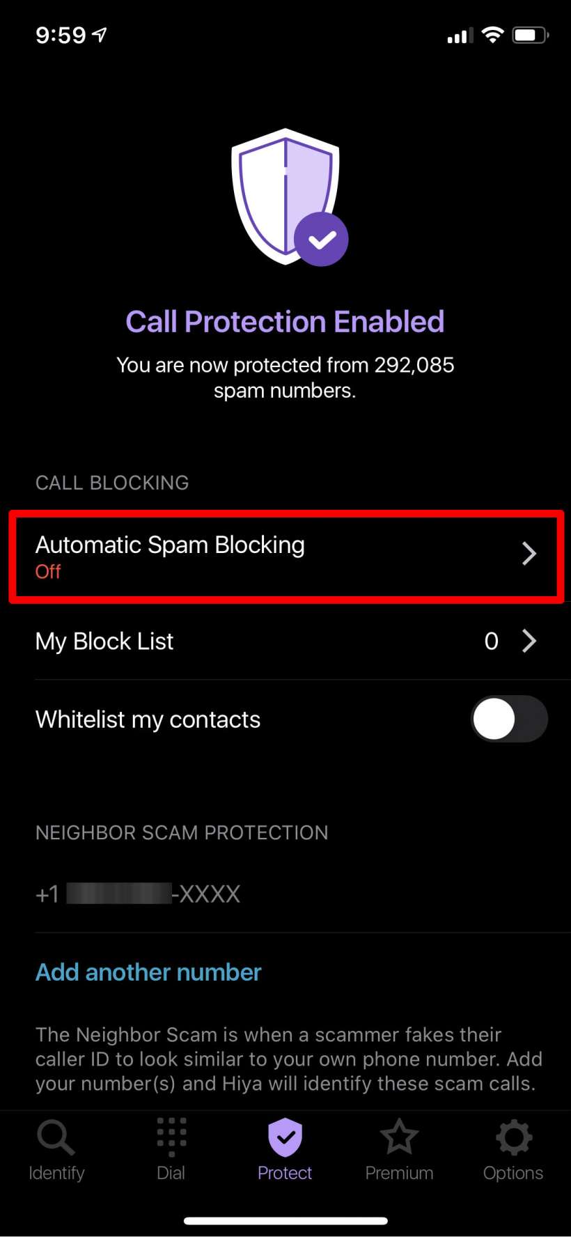 How to block calls from your area code on iPhone.