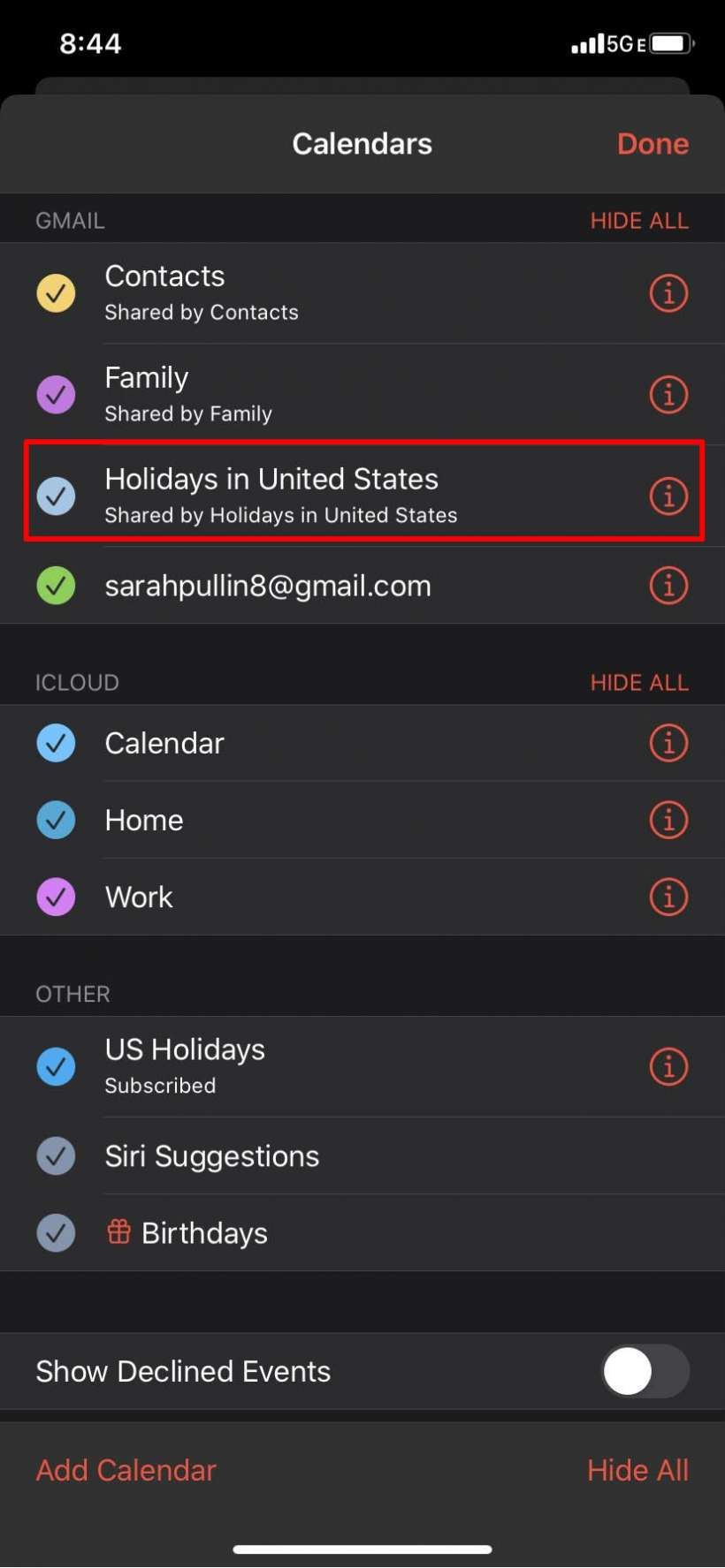 Calendar Calendar