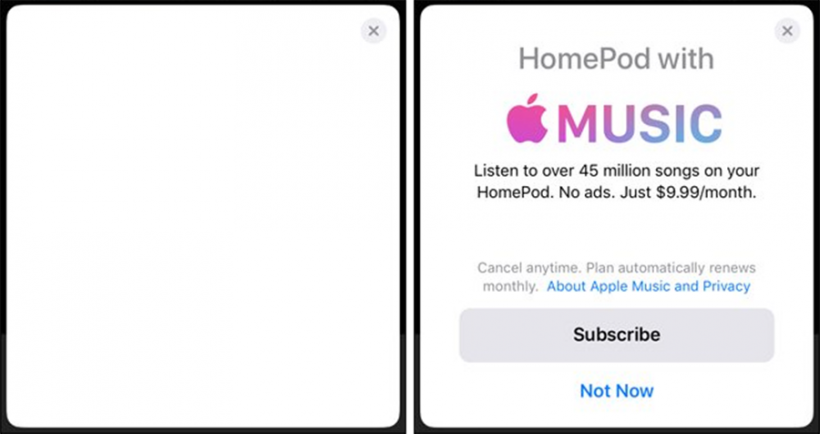 HomePod setup Apple Music