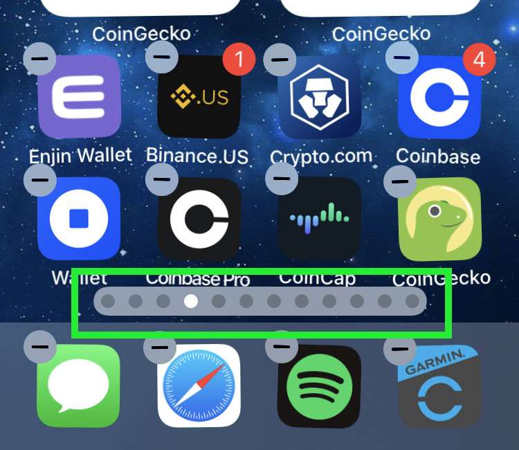 Hide iPhone home screen pages 2 Hide iPhone home screen pages 2